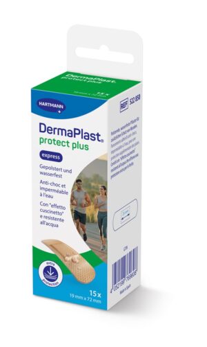PICFRONT3D DERMAPLAST ProtectPlus Express 19x72mm 15 Stk