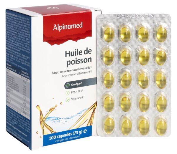 PICBACK3DPLUS ALPINAMED Fischöl Kaps 100 Stk