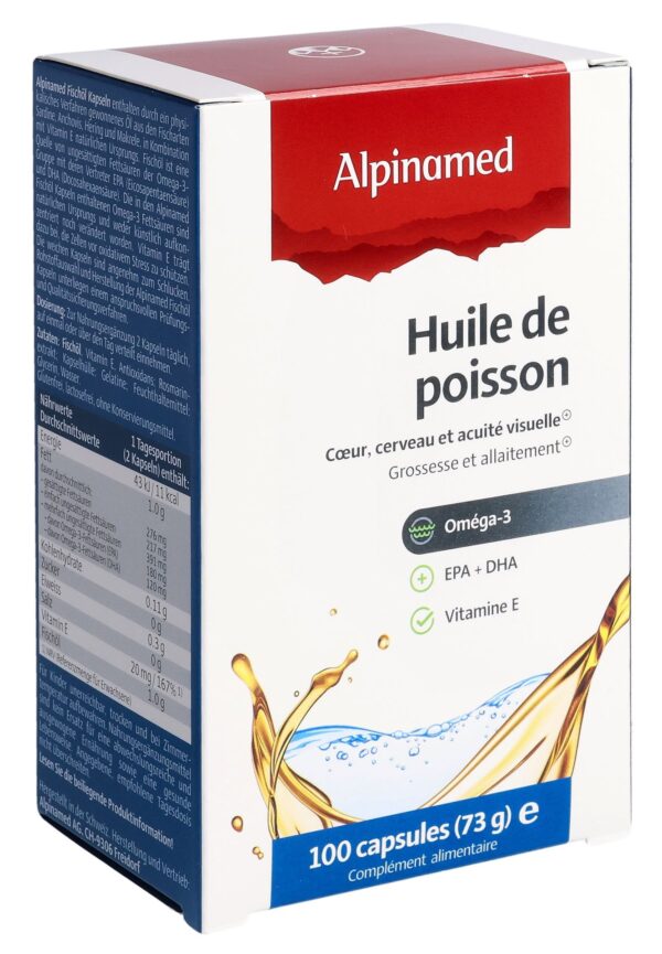 PICBACK3D ALPINAMED Fischöl Kaps 100 Stk