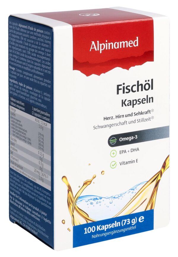 PICFRONT3D ALPINAMED Fischöl Kaps 100 Stk