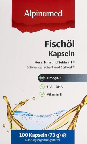 PICFRONT ALPINAMED Fischöl Kaps 100 Stk
