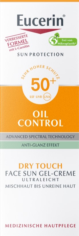 PICFRONT EUCERIN SUN Face Oil Control Gel-Cr LSF50+ 50 ml