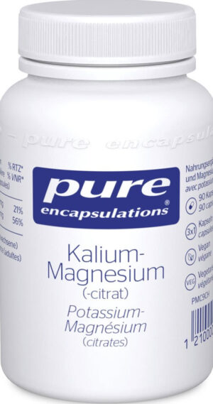 PURE Kalium-Magnesium Kaps Ds 90 Stk