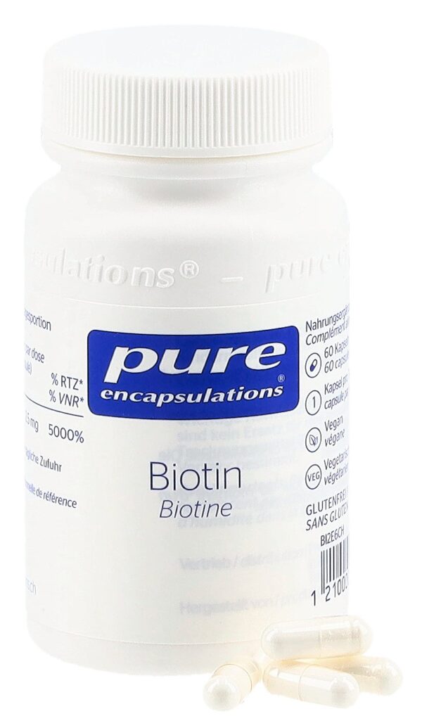 PURE Biotin Kaps Fl 60 Stk