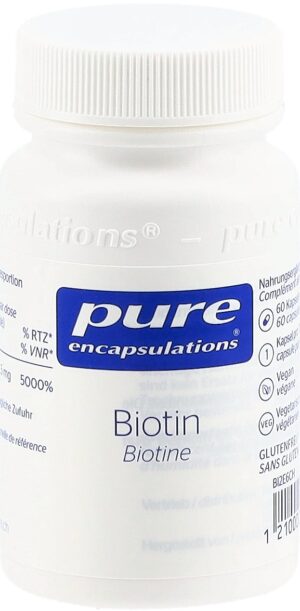 PURE Biotin Kaps Fl 60 Stk