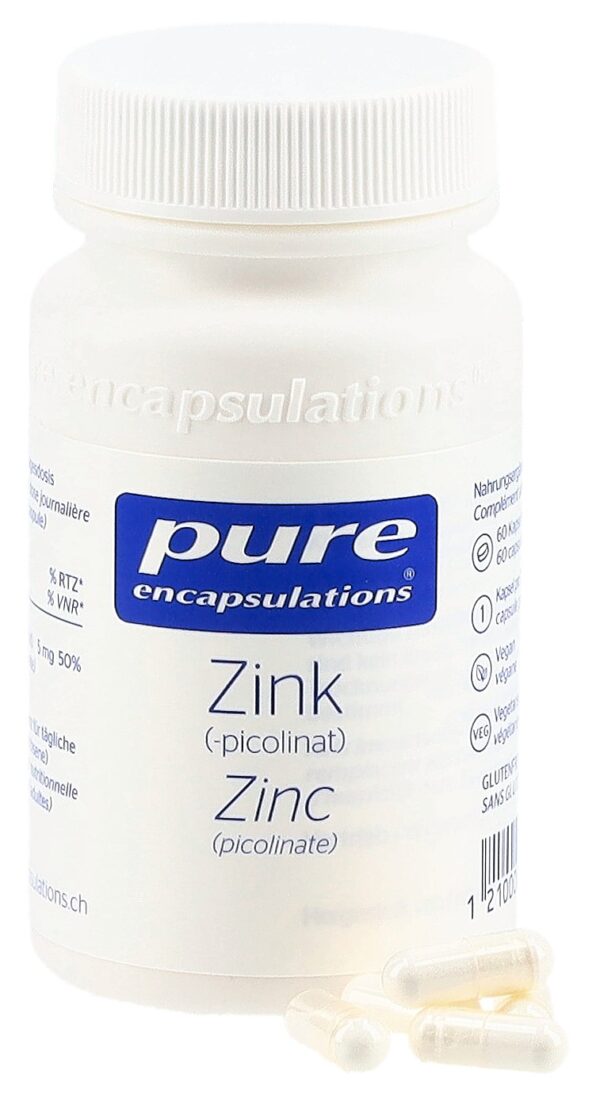 PURE Zink 5 pikolinat Kaps Fl 60 Stk