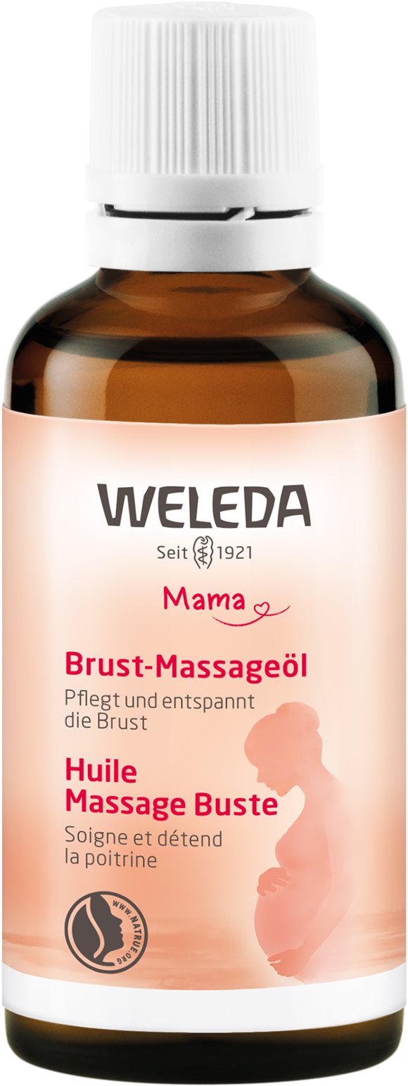 CONTENTFRONT WELEDA MAMA Brust-Massageöl Glasfl 50 ml