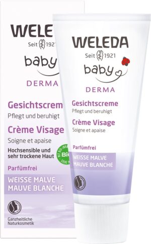 WELEDA BABY DERMA Gesichtscreme weisse Malve 50 ml