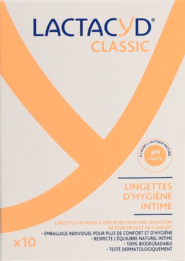 PICBACK LACTACYD Intimpflegetücher einzeln 10 Stk