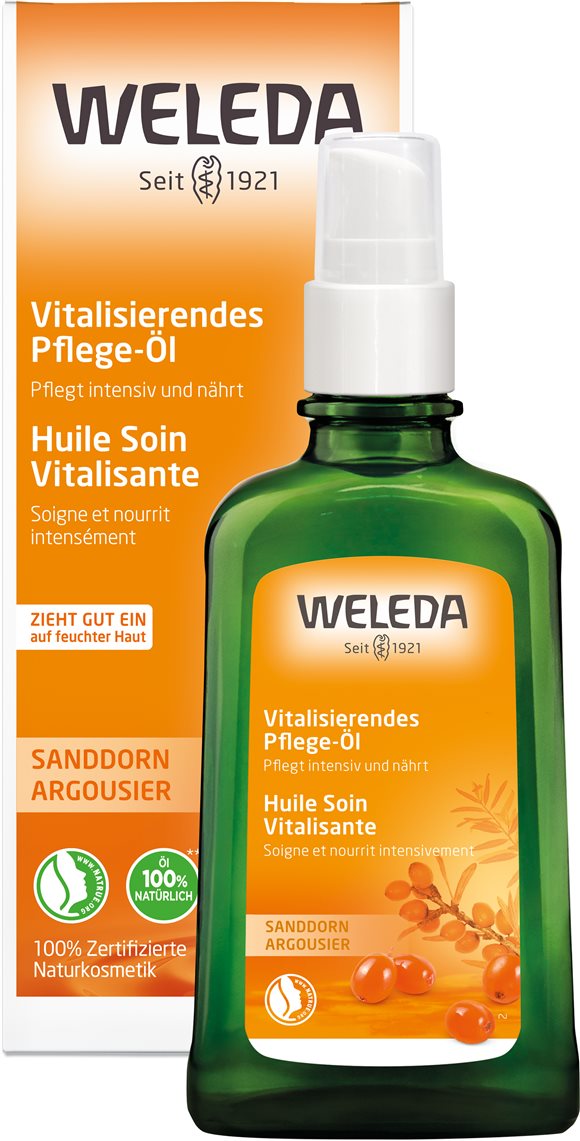 PICFRONT3DPLUS WELEDA Pflege-Öl vitalisierend Sanddorn 100 ml