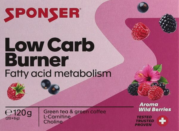 SPONSER Low Carb Burner Plv Wild Berries 20 x 6 g