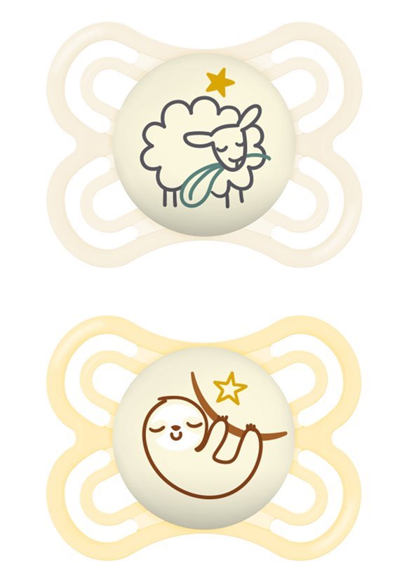 MAM Perfect Night Nuggi Sil 0-6m 2 Stk