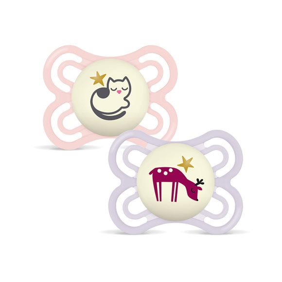 MAM Perfect Night Nuggi Sil 0-6m 2 Stk