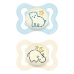 MAM Supreme Night Nuggi Sil 0-6m 2 Stk