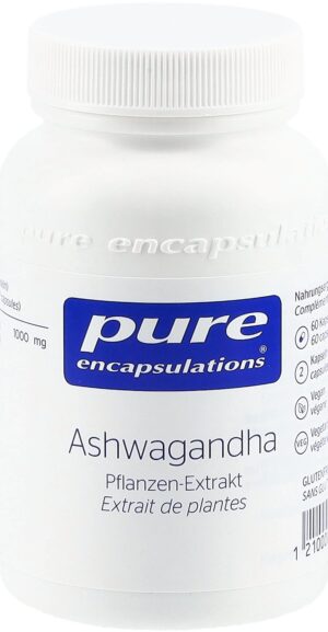 PURE Ashwagandha Kaps Ds 60 Stk