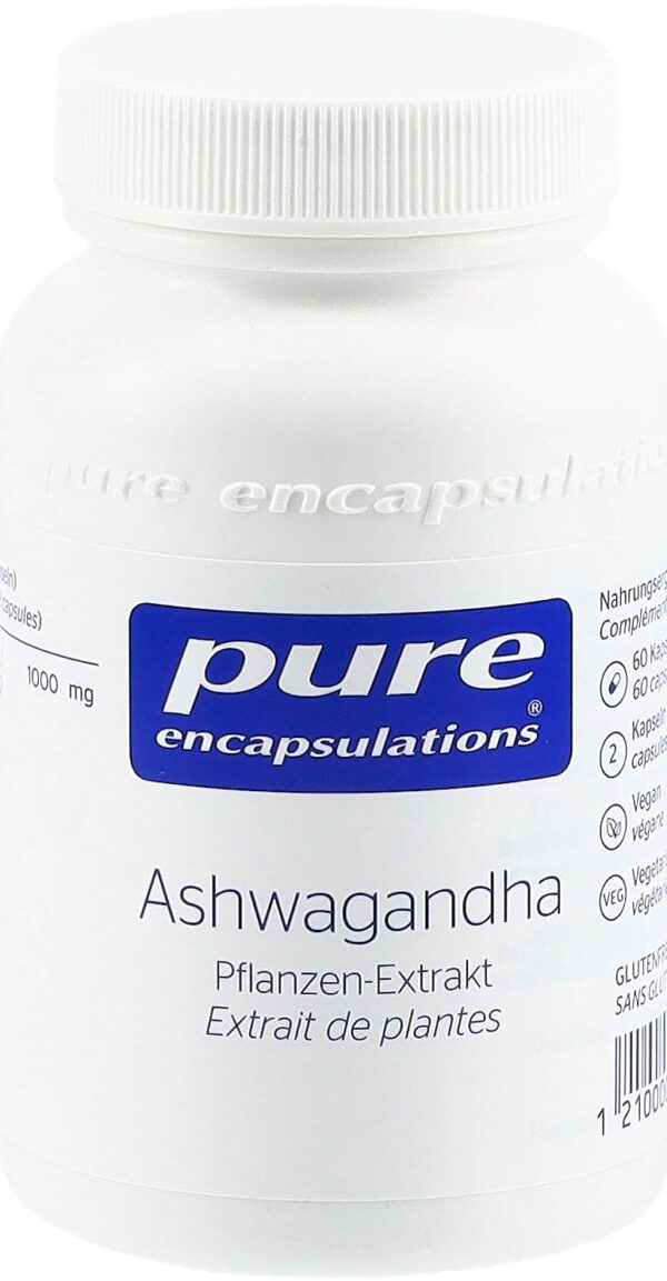 PURE Ashwagandha Kaps Ds 60 Stk