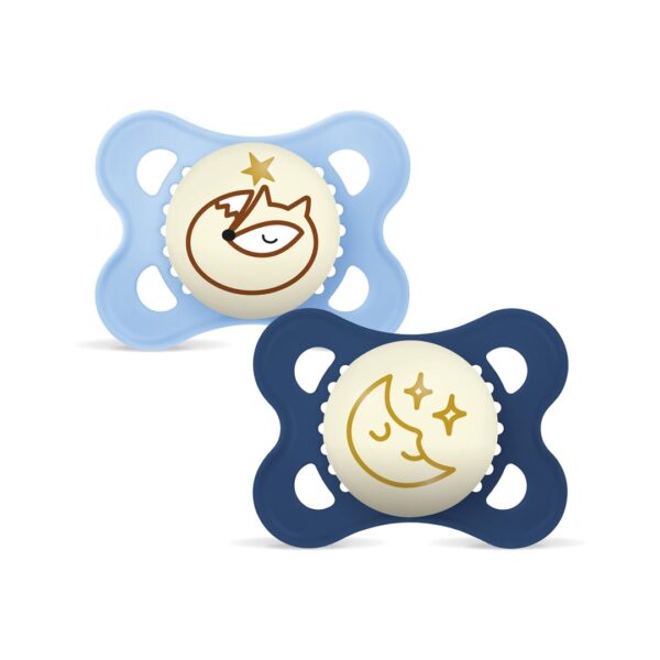 MAM Night Nuggi Kautschuk 0-6m 2 Stk