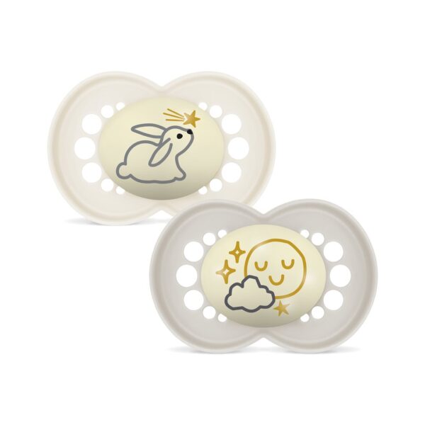 MAM Night Nuggi Kautschuk 16-36m 2 Stk