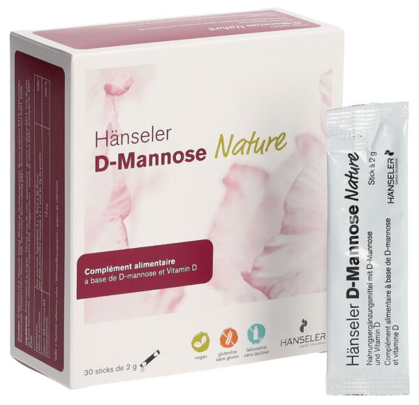 HÄNSELER D-Mannose Nature 30 Stick 2 g