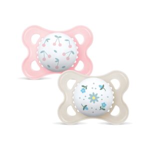 MAM Original Nuggi Sil 0-6m Girl 2 Stk