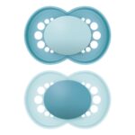 MAM Original Nuggi 16-36m blue/blue 2 Stk