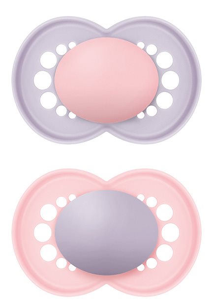 MAM Original Nuggi Sil 16-36m Girl 2 Stk