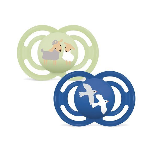 MAM Perfect Nuggi Sil 16-36m Boy 2 Stk