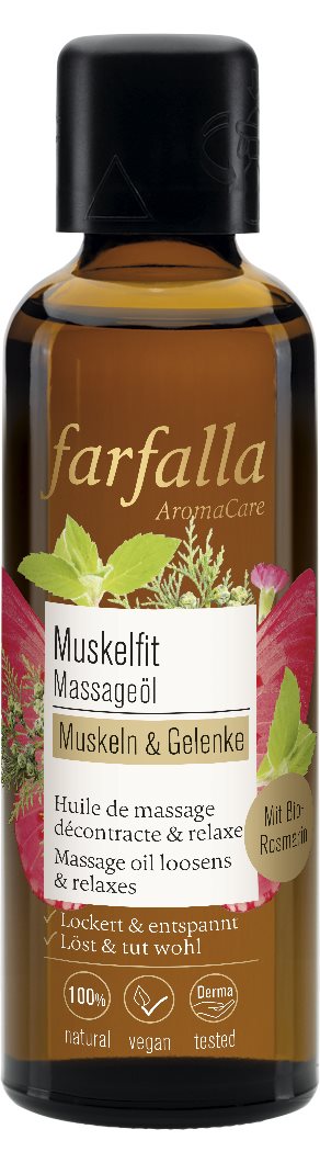FARFALLA Massageöl Muskelfit 75 ml