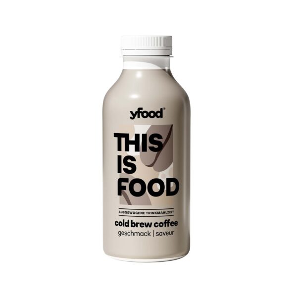 YFOOD Trinkmahlzeit Cold Brew Coffee 500 ml